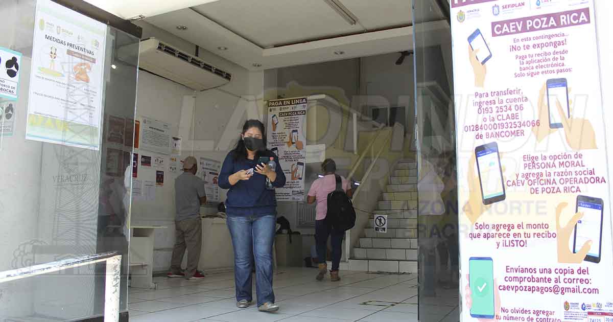 Vigente el pago digital en CAEV