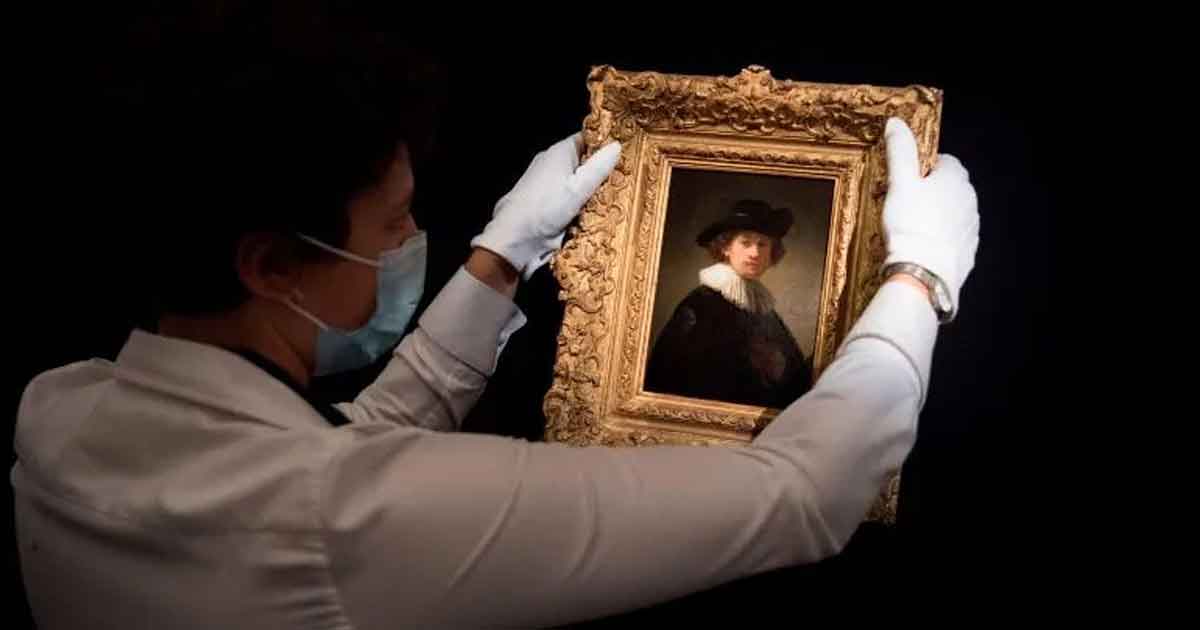 Subastan autorretrato de Rembrandt en Sotheby's