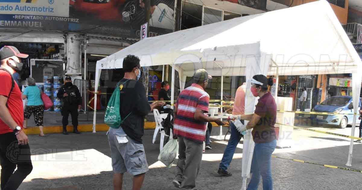 Se mantienen las medidas preventivas en el área del primer cuadro de la ciudad de Poza Rica