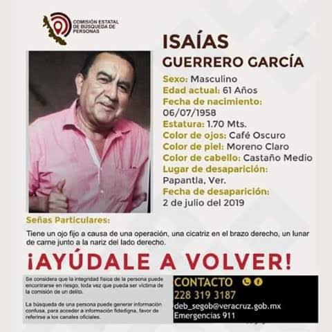 Se cumple un año de su desaparición