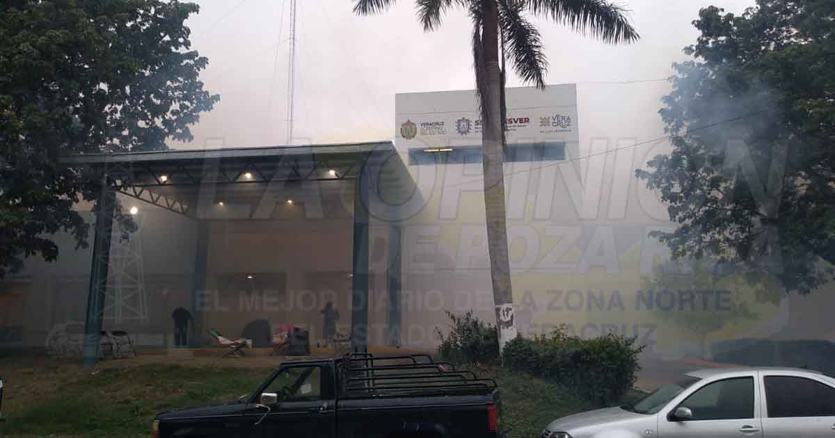 Fumigan el Hospital Regional de Poza Rica