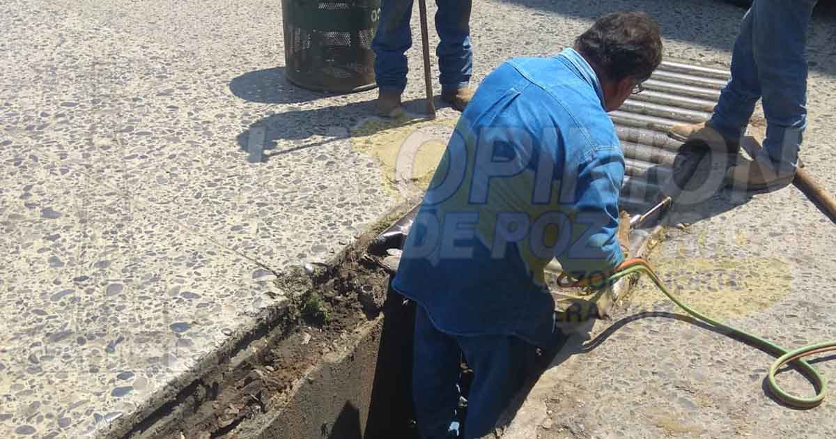 Intensifican limpieza de drenes sanitarios