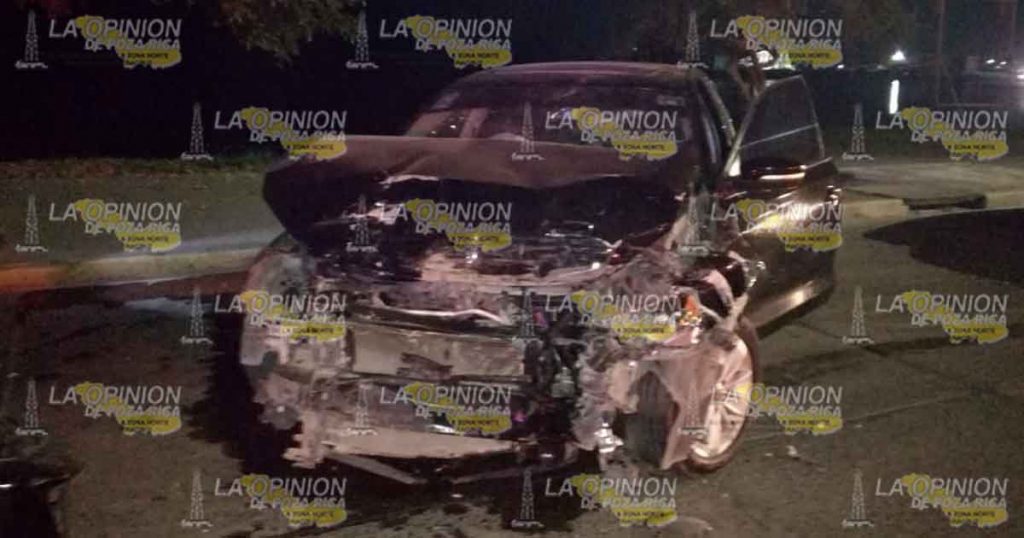 Encontronazo deja solo daños