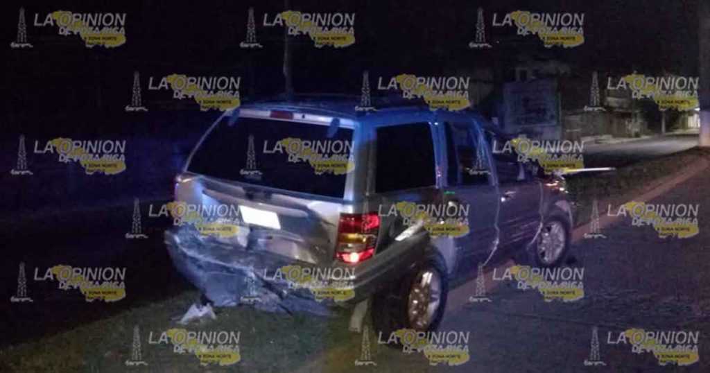 Encontronazo deja solo daños