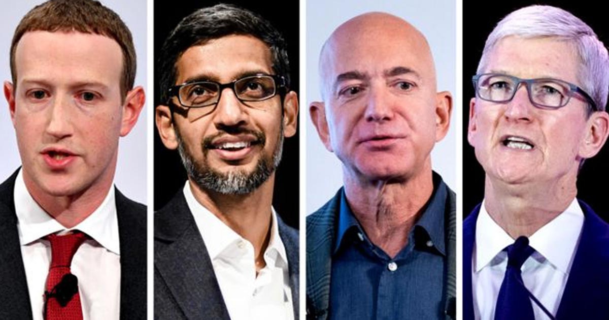 "Representan un gobierno privado": las duras críticas ante el creciente poder de Facebook, Amazon, Alphabet y Apple