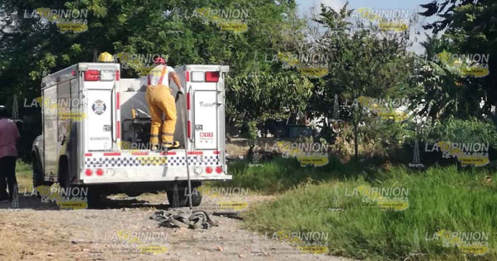 Pirómano incendia un predio baldío