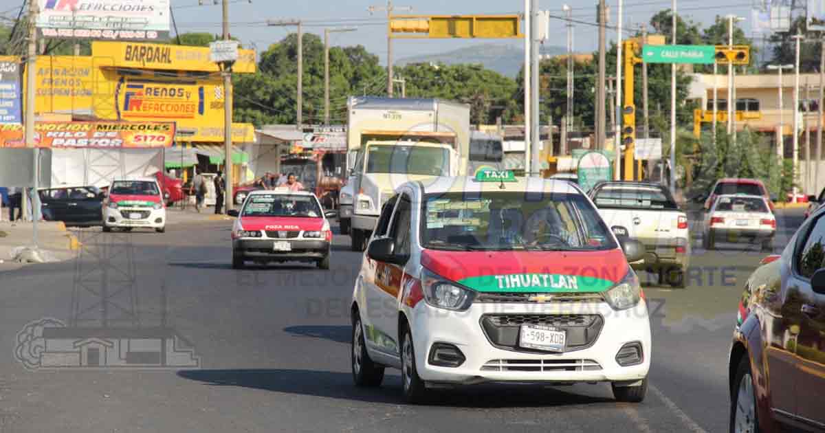 Se restringirá el acceso de taxis foráneos a Poza Rica