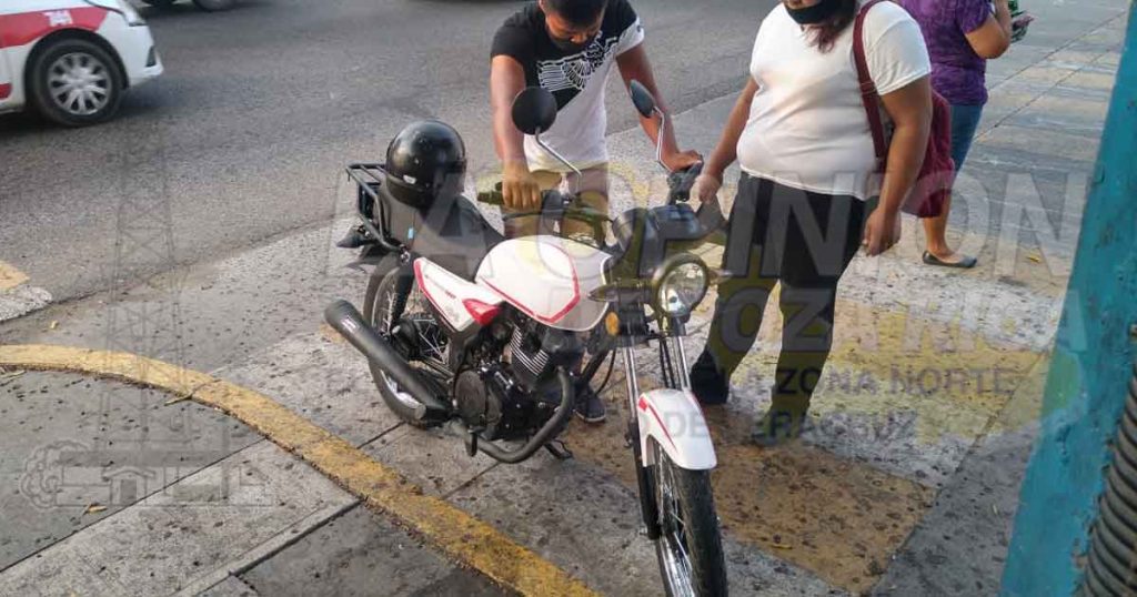 Chocan motociclistas