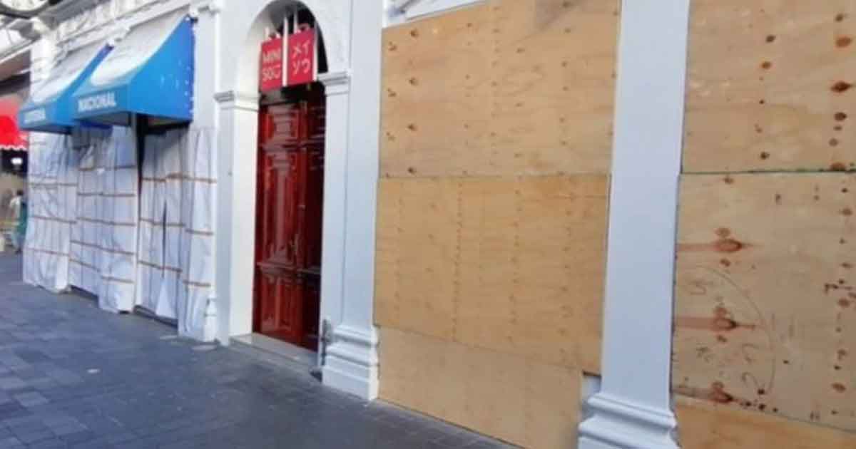 Tensión en el centro de Xalapa