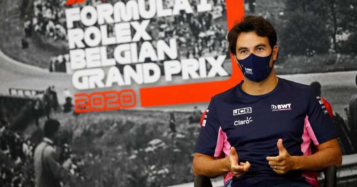 Checo Pérez, confiado de continuar en Racing Point
