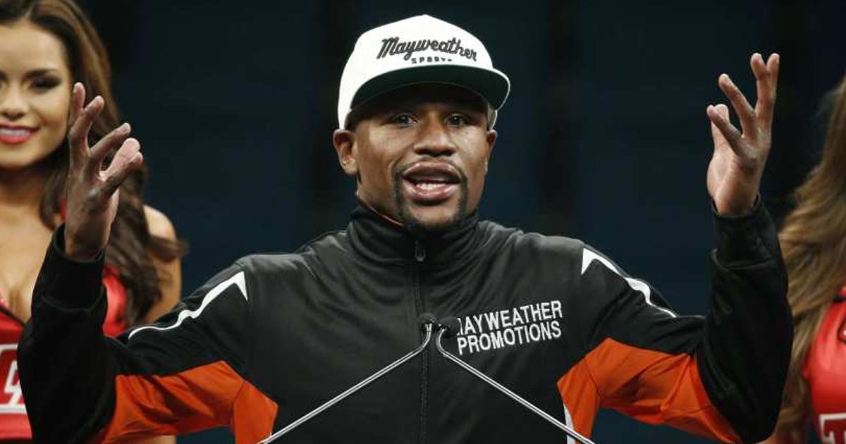 Buscan rival de la UFC para traer del retiro a Floyd Mayweather