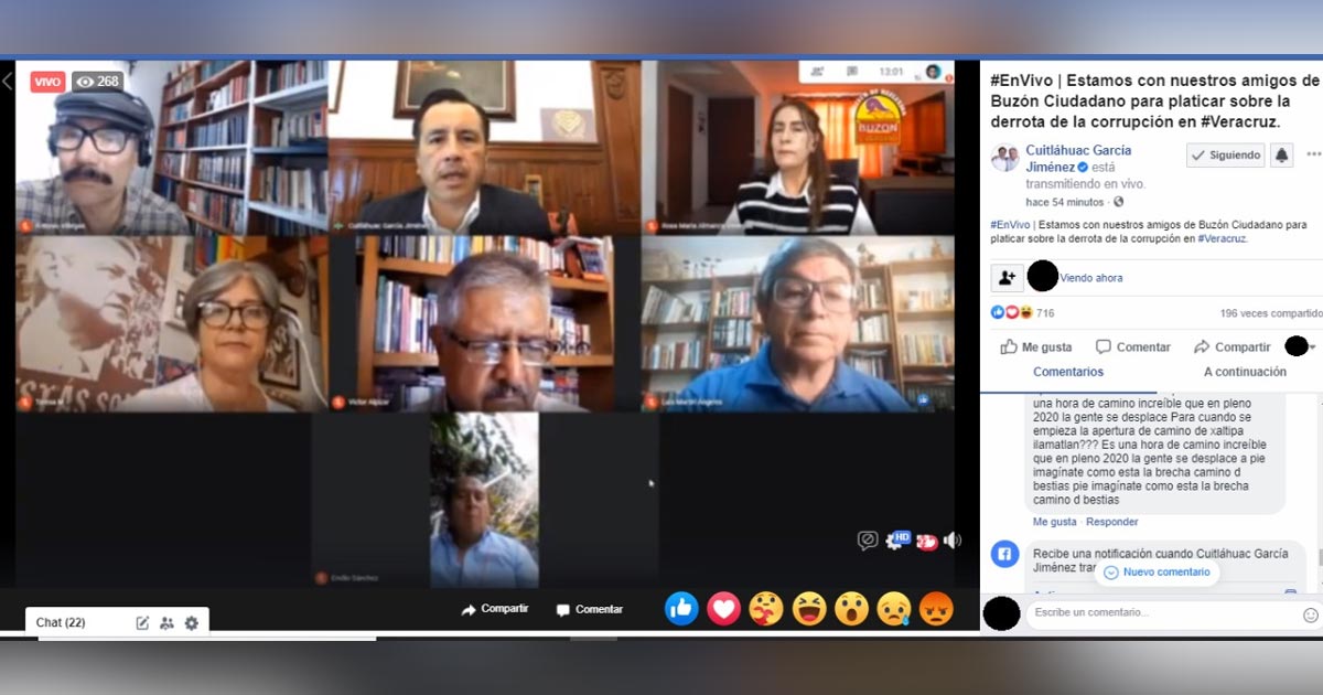 Mientras secretarios hacen limpieza, Cuitláhuac presume bondades de Morena
