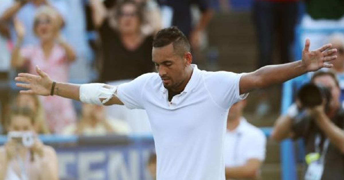 Kyrgios, sin US Open, se acordó de Djokovic