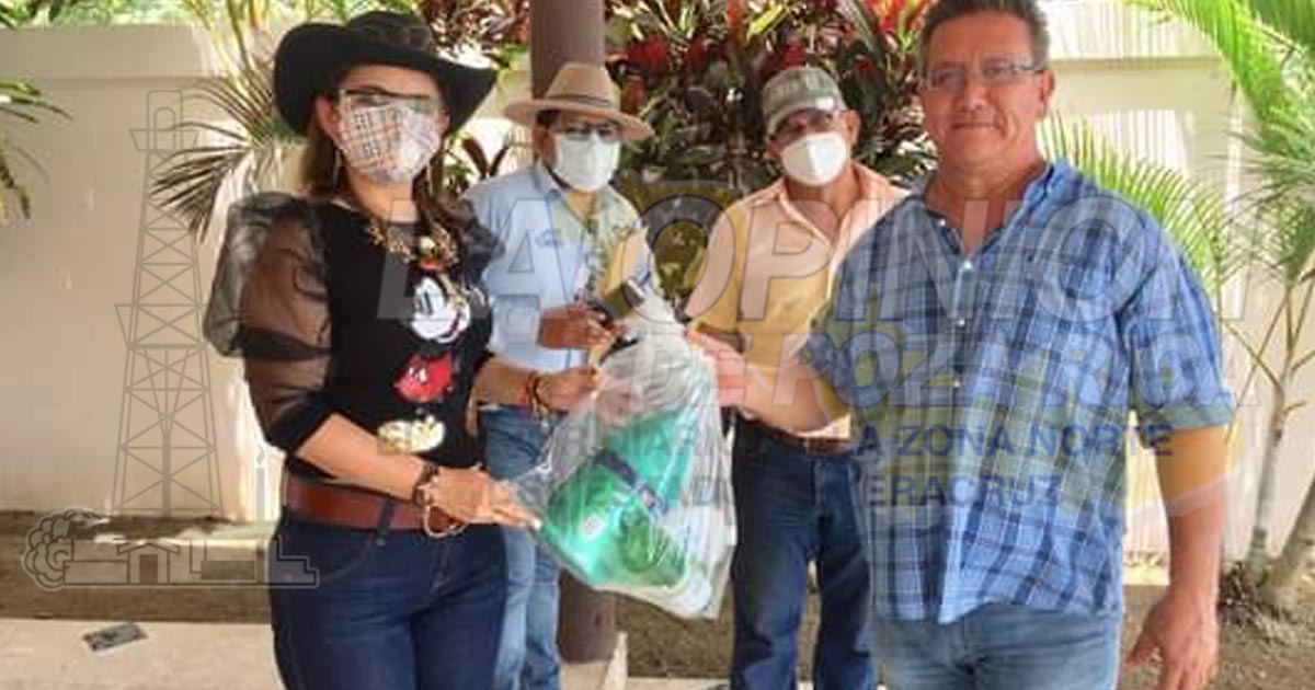 Previenen Covid-19 con kit's sanitarios que distribuye el DIF de Cazones