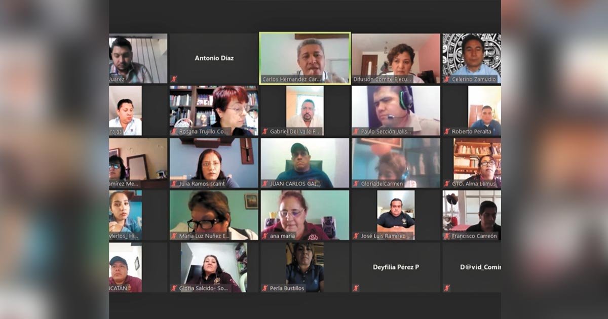 Protesta virtual de trabajadores del INAH