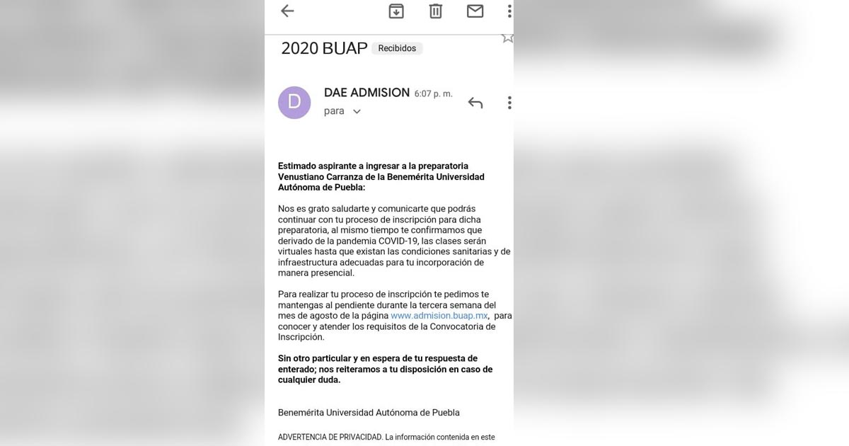 Reconsidera BUAP prepa en Venustiano Carranza