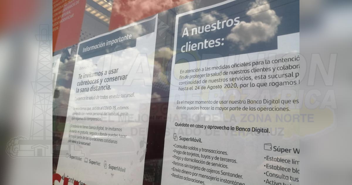 Tihuatlán se queda sin servicio bancario