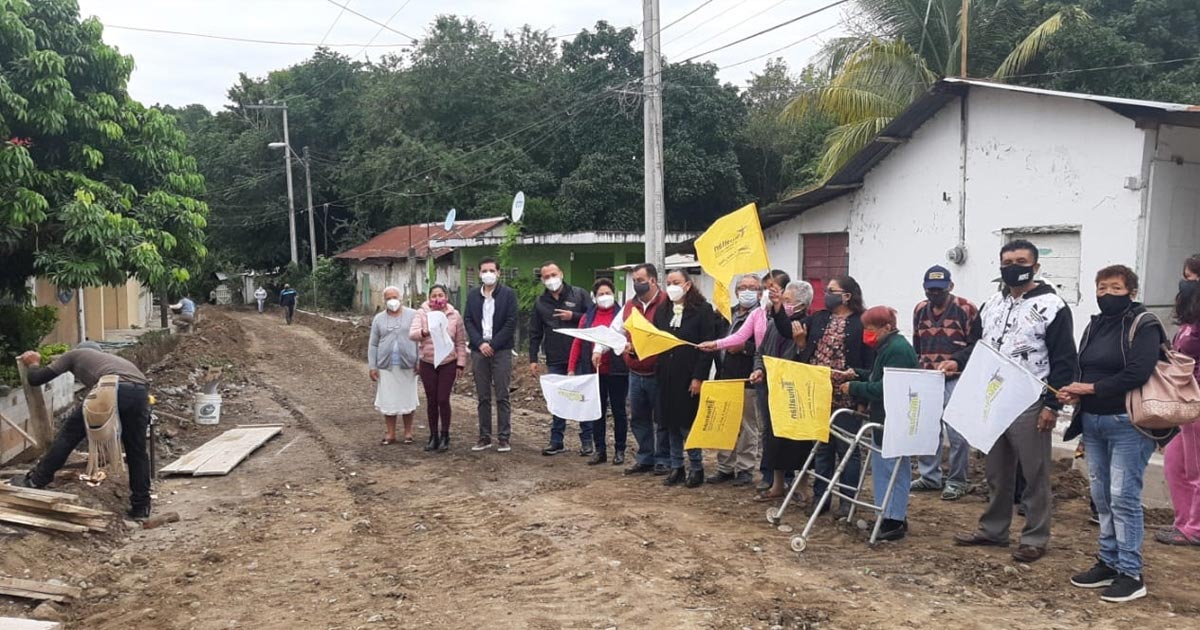 En urbanización, Tihuatlán avanza a paso firme