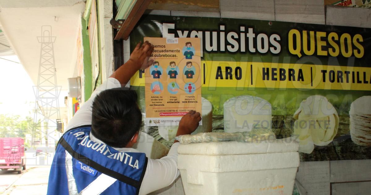 Nueva estrategia contra Covid-19 en el municipio de Coatzintla