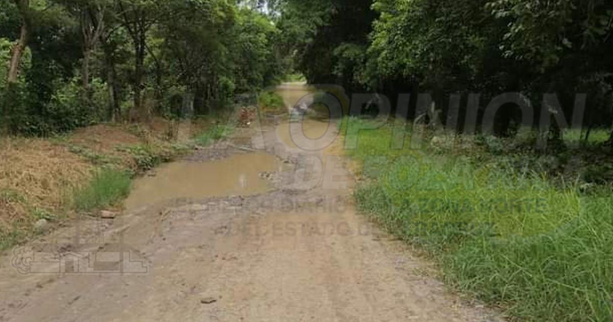 En el municipio de Tamiahua deplorables los caminos rurales