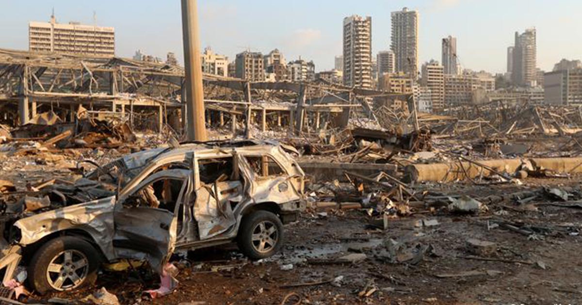 Explosión masiva en Beirut