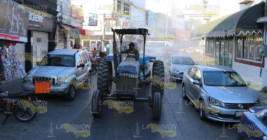 Suman más de cien colonias sanitizadas en Tuxpan