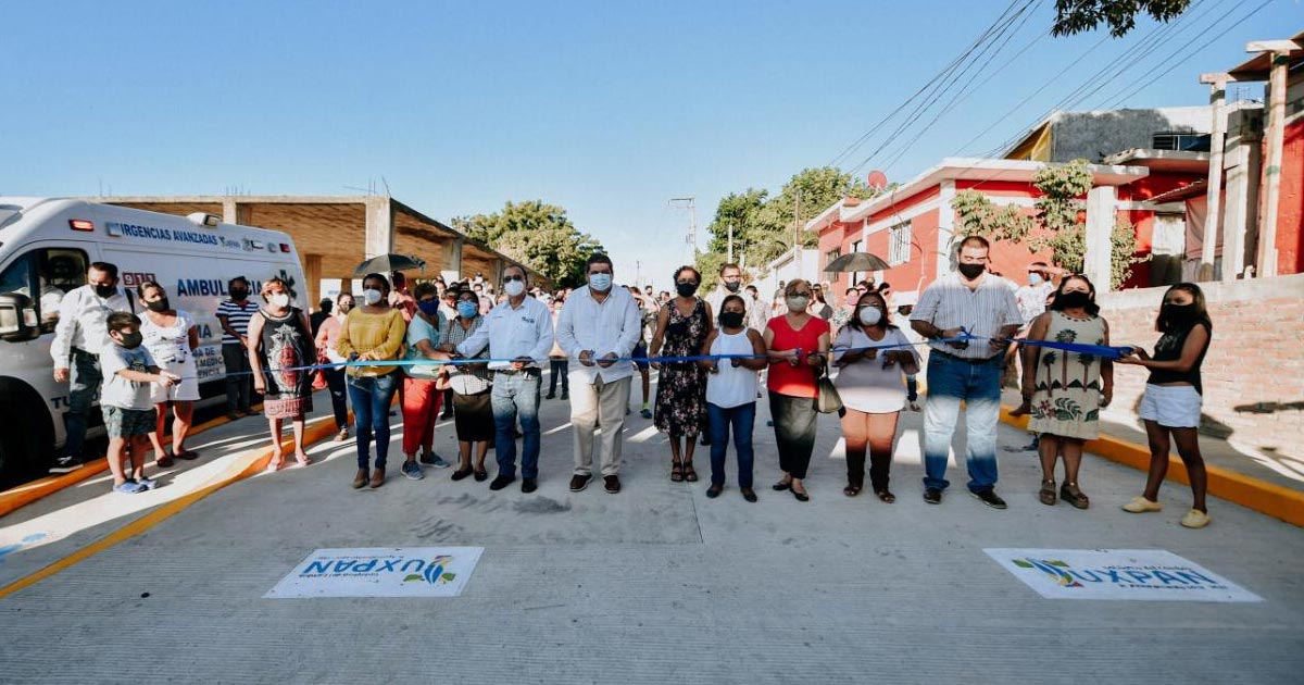 Mejora calidad de vida de cientos de familias en el Circuito Colonias de Tuxpan