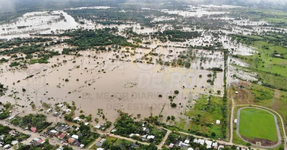 El sur, bajo el agua
