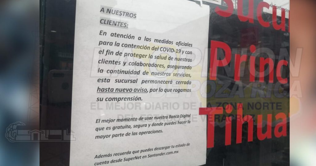 Sin bancario en el municipio