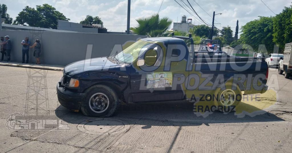 Colisión de camionetas en las Vegas