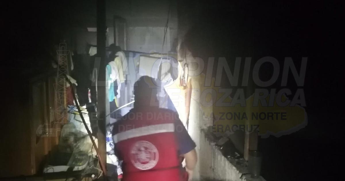 Cortocircuito casi acaba con vivienda