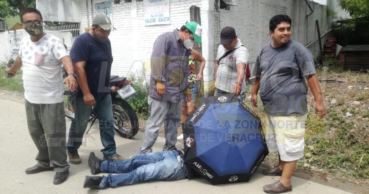 Derriba a motociclista