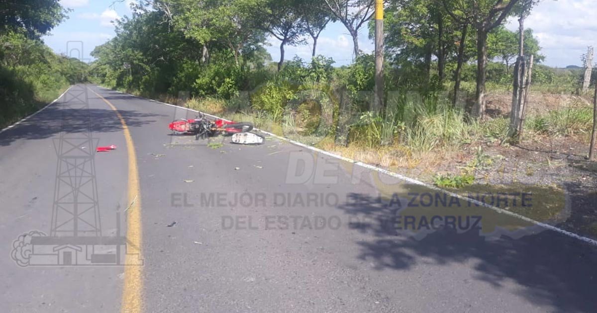 Grave joven motociclista al sufrir un fuerte accidente