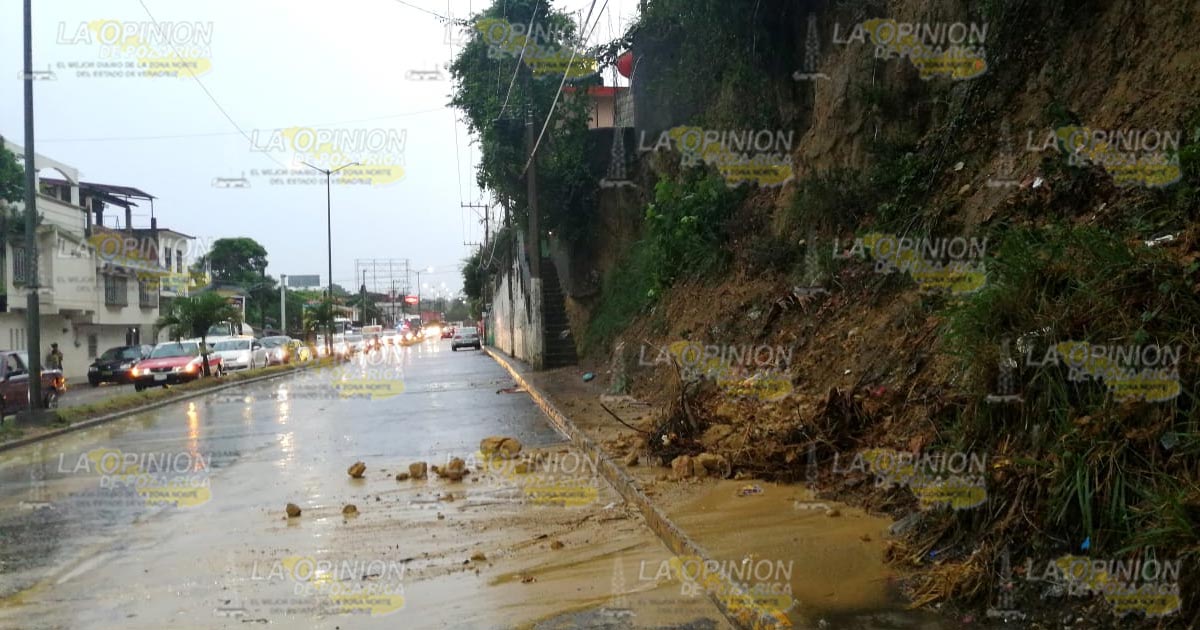 Riesgo de deslaves por lluvias