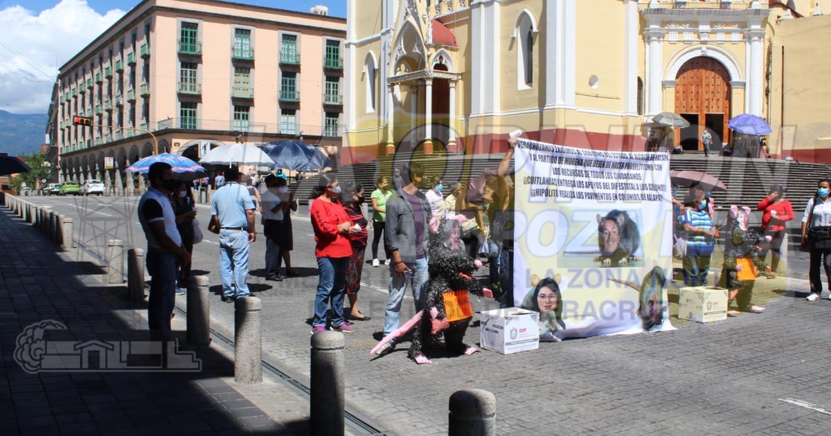 Denuncian saqueos por parte de funcionarios de Morena con fines proselitistas