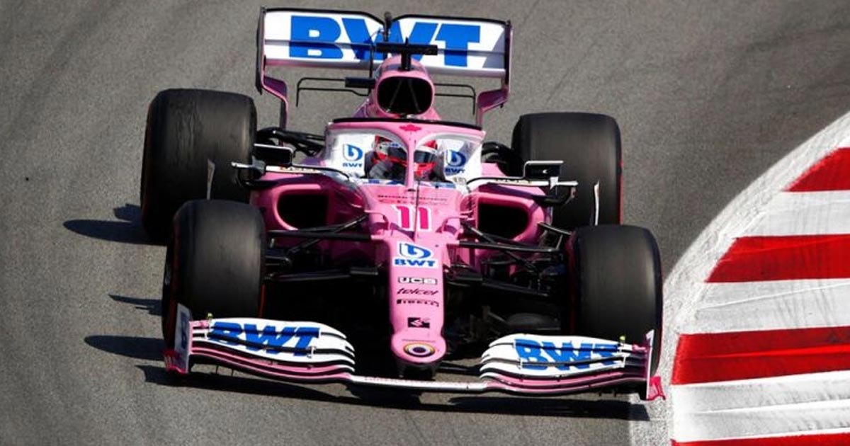 Checo Pérez terminó quinto en GP de España tras superar Covid-19