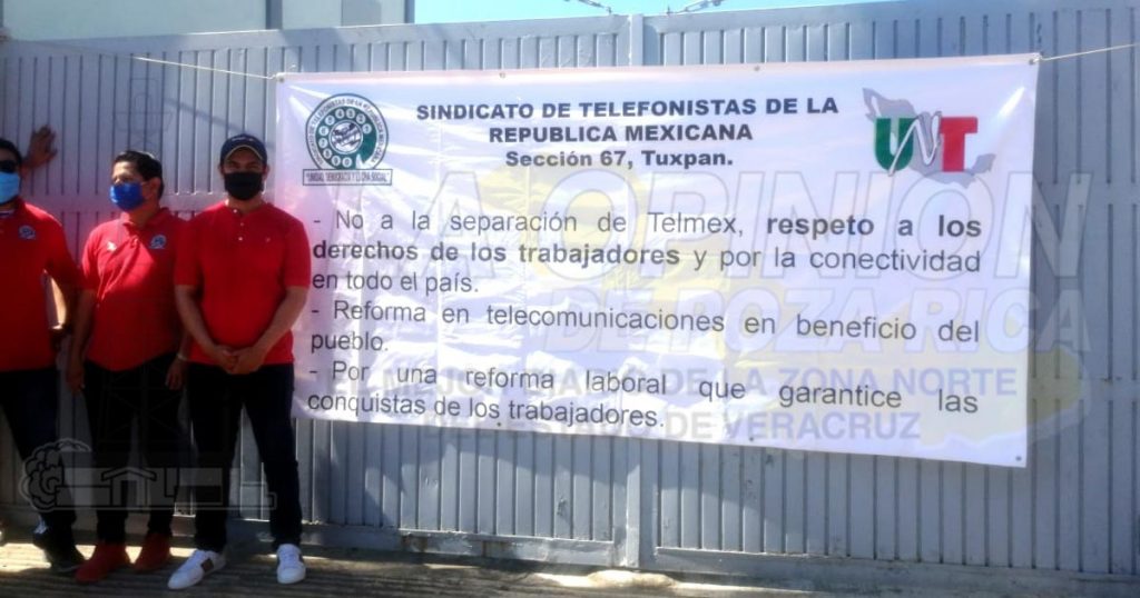Se suman a paro general telefonistas Tuxpeños