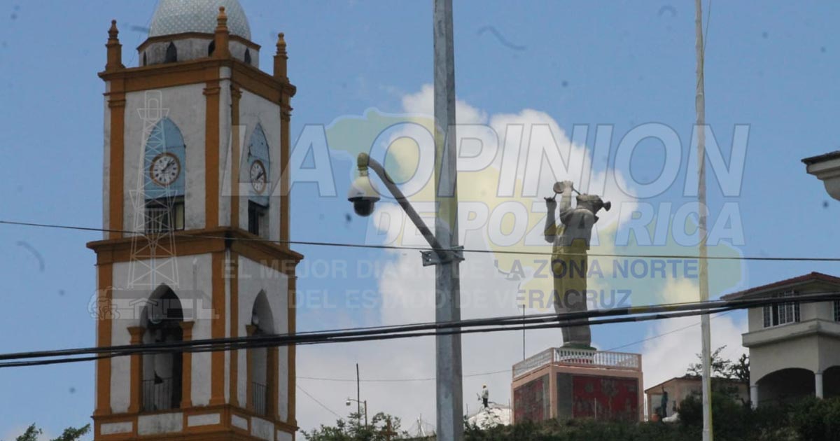 Cámaras de vigilancia inservibles en el Pueblo Mágico