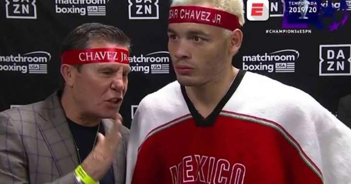 Julio César Chávez Jr. se burló de Maravilla Martínez y De la Hoya