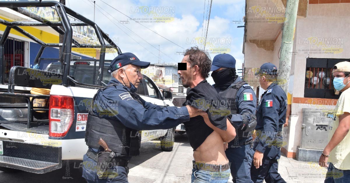 Ladrón fue sometido por vecinos luego de sustraer un celular en Tlapacoyan