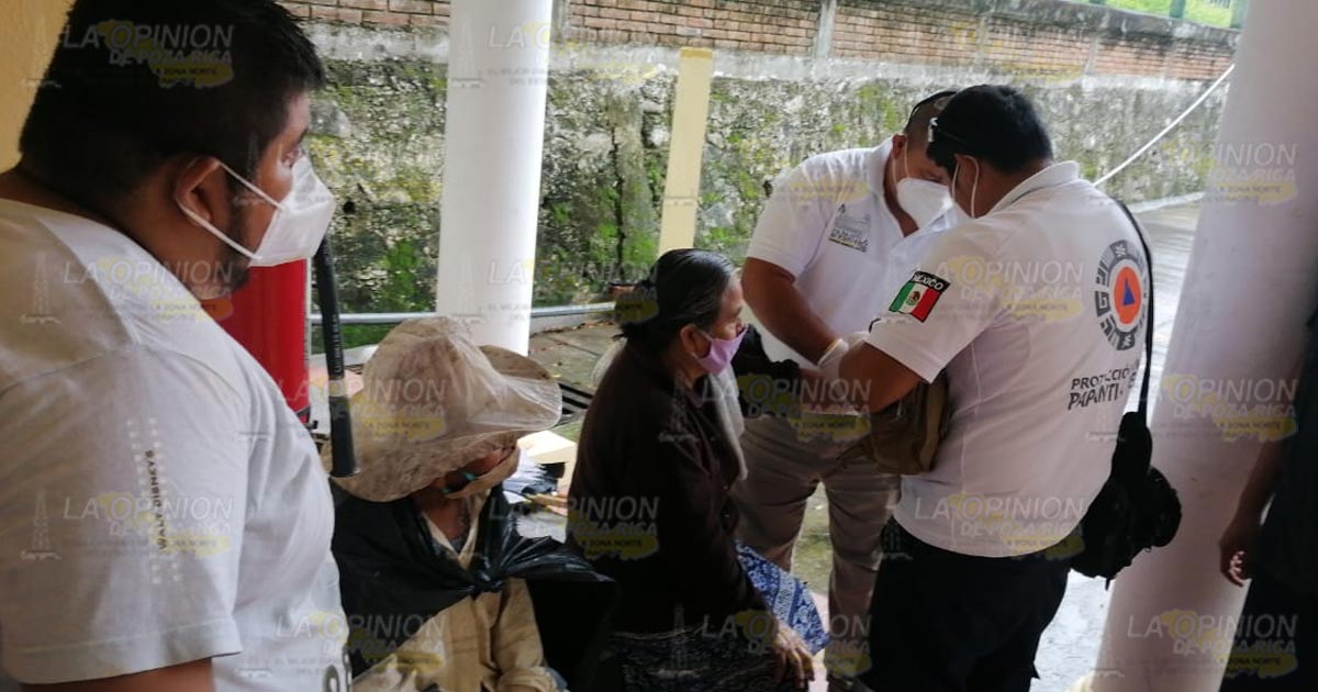 Sexagenaria cae de su propia altura