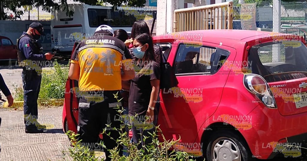 Encontronazo en la colonia 27 de septiembre