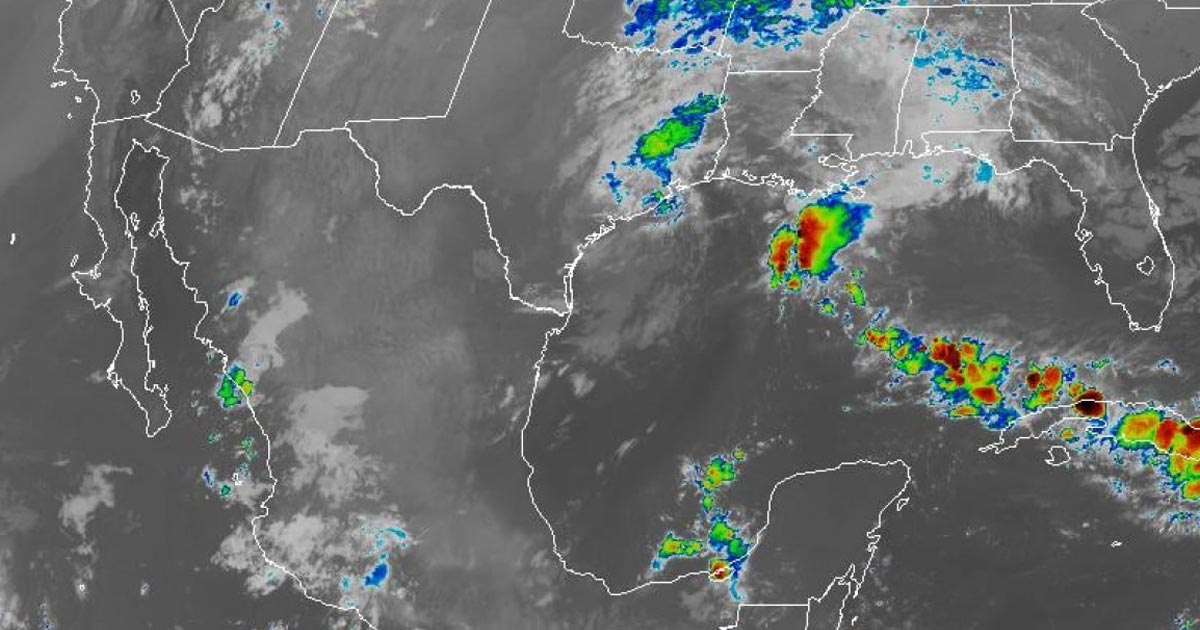 Probabilidad mayor de lluvias y tormentas en regiones montañosas y sur