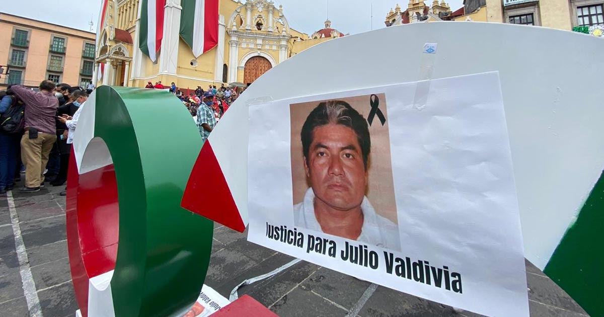 Exigen justicia para Julio Valdivia