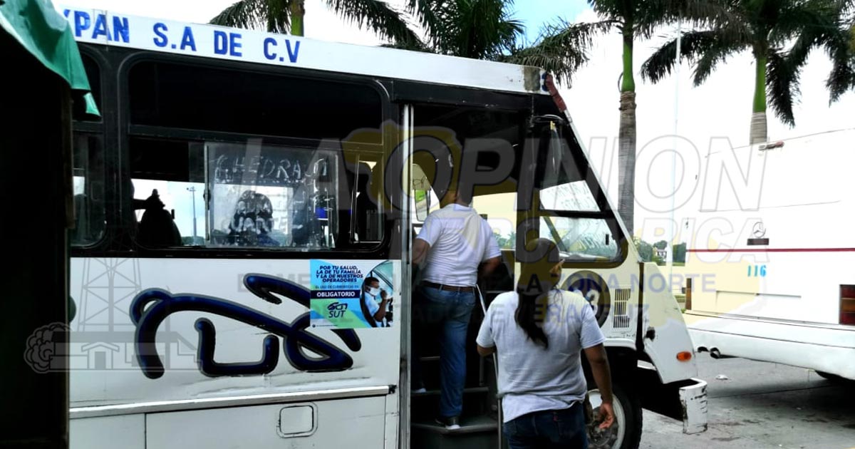 No quieren usuarios portar cubrebocas
