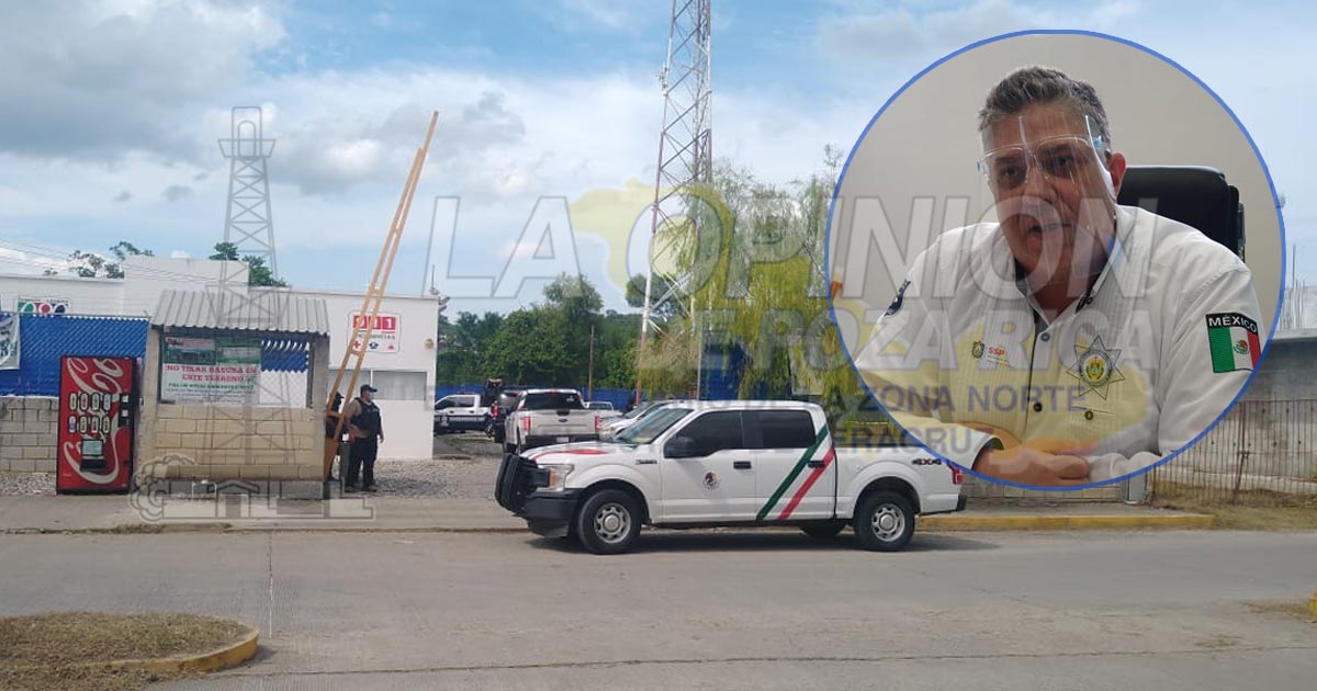 Convoy de seguridad en Poza Rica
