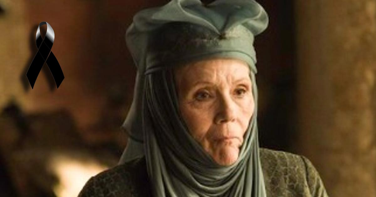 Fallece actriz Diana Rigg, Lady Olenna Tyrell en “Game of Thrones”