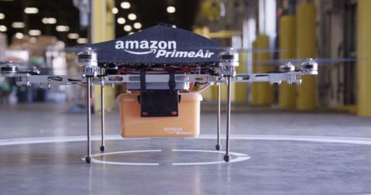 Amazon obtiene permiso para entregar paquetes con drones