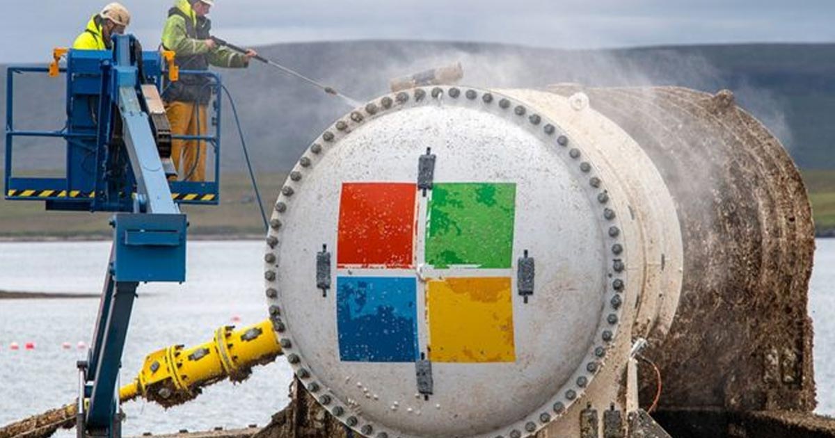 El centro de datos submarino de Microsoft vuelve a la superficie tras pasar 2 años sumergido