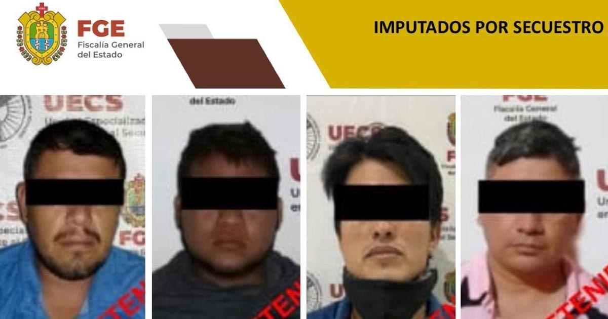 Detienen a 4 personas acusadas de secuestro